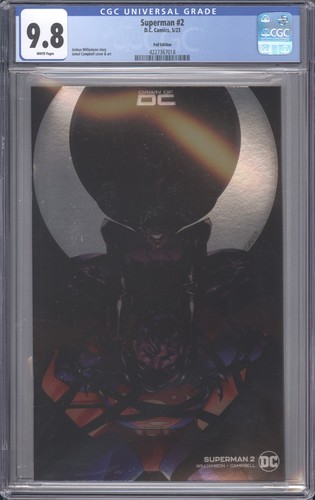 Superman cgc 8 campbell - superman, #2