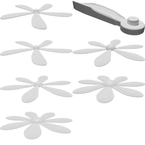 Gioco elica fiore volante - elica,