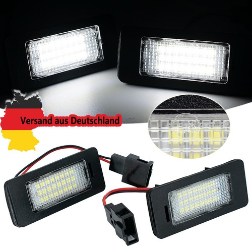 2pz luci targa led per - led, audi