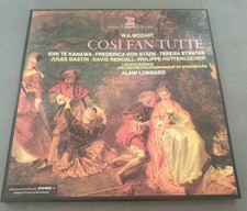 STU 71110 Mozart Cosi Fan Tutte Kiri Te Kanawa Strasbourg Alain Lombard 3LP Box