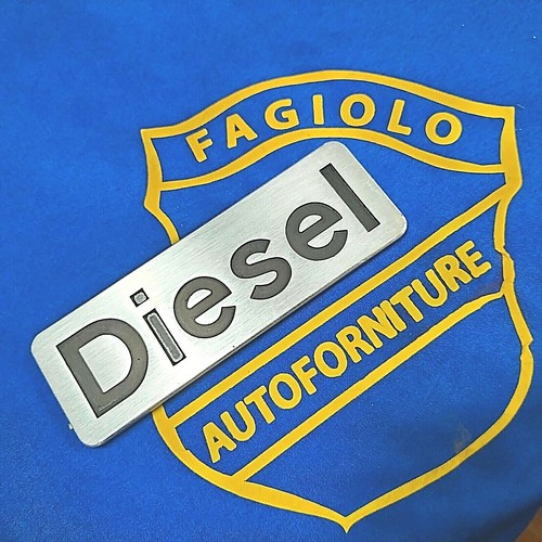 Scritta diesel logo metallo - scritta,