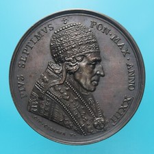 PIO VII MEDAGLIA 1822 A.XXIII