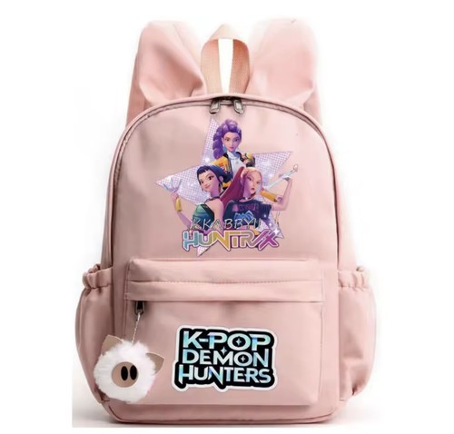 Zaino kpop demon hunters rosa - kpop,