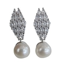 Orecchini donna con perle in