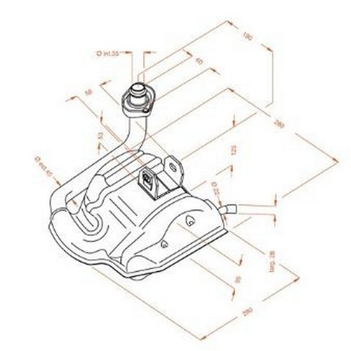 Marmitta sitoplus vespa - vespa, 125