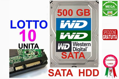 Lotto hard disk 500 sata - disk,