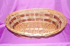 CONTENITORE CESTINO CESTO VASSOIO PORTAFRUTTA VIMINI OVALE REGALO