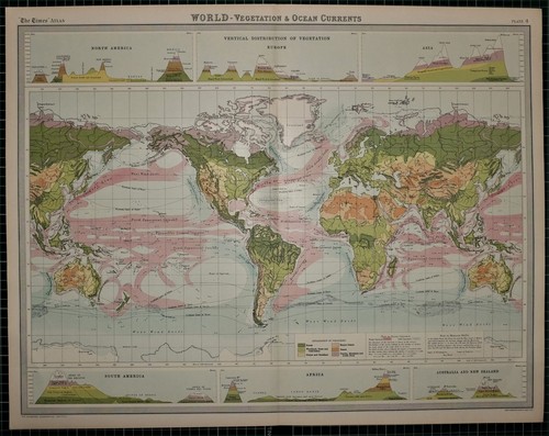 1921 grande mappa mondo - grande, ~