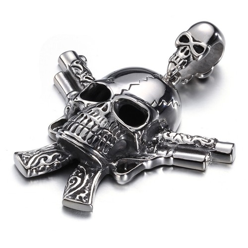 Collana gotica biker acciaio