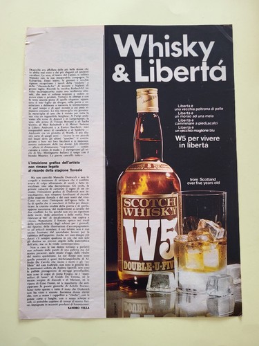 Scotch whisky double - whisky, five