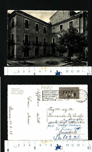 Pescara casa d - pescara, d'annunzio