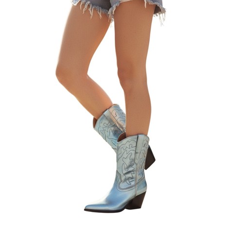 Stivali festival cowgirl pelle