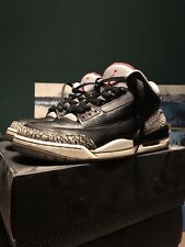 Nike Air Jordan 3 Black Cement US 10 - 136064 010