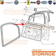 FIAT BRAVO RASCHIAVETRO INTERNO PORTA  ANTERIORE DESTRA NUOVO ORIGINALE 46407889