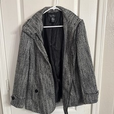 Abito Nicole Miller bianco e nero giacca donna 100% originale taglia M