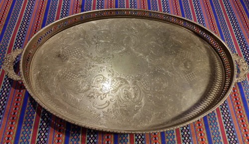 Piatto argento doppio - 22",