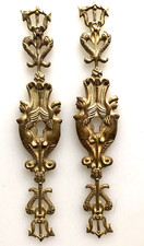 serratura chiavi decorazione frontone orologio bronzo o ottone antico...