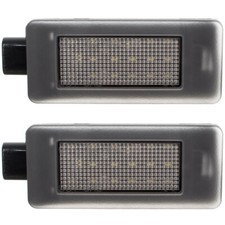 2 luci targa led per Peugeot