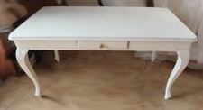 TAVOLO STILE LUIGI XIV BIANCO