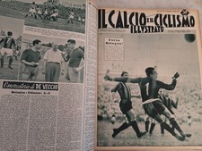 IL CALCIO E IL CICLISMO ILLUSTRATO ANNATA 1952 COMPLETA PERFETTA OTTIMA RILEGAT