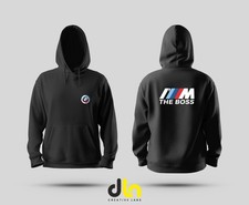 felpa con cappuccio  tributo BMW bianca nera xs s m l xl 2xl 3xl 4xl 5xl
