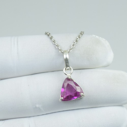 Collana 11cts triangolo - collana,