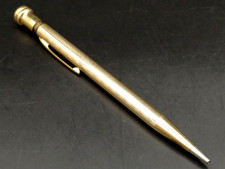 PENNA PORTAMINA GOLD PLATE VINTAGE CON INCISIONE  '' LIFE LONG ''