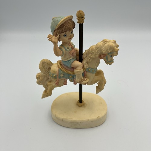 Rara statuina cavallo giostra - statuina,