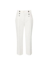 Pantaloni Liu Jo, da donna, con bottoni decorativi davanti , in misto poliest...