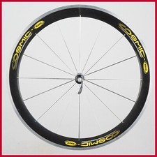 MAVIC COSMIC CARBONE COPRICERCHIO RUOTA ANTERIORE VINTAGE VECCHIO 16 FORI NERO