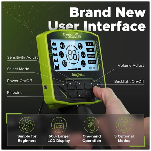 Easy use metal detector - easy-to-use,