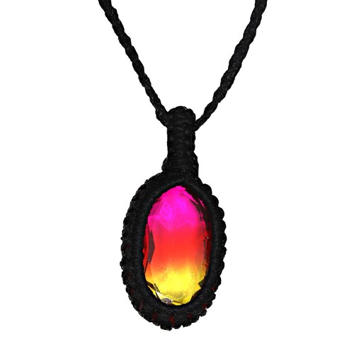 Collana macramè fatta mano - a,