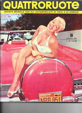 1960  - QUATTRORUOTE - AGOSTO 1960 - ANNO 5 N.8 - PREMIERE - N.56