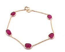 Bracciale ovale rubino