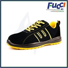 Scarpe antinfortunistica Uomo Scarpe da lavoro leggere nero S1P SRC Miller Steel