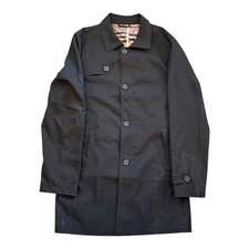 Trench classico Glestore Mac Burberry fodera check uomo piccolo ottimo business