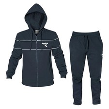 Diadora Tuta Uomo Felpata Blu