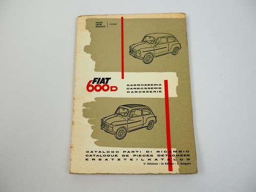 Fiat 600d lista - fiat, ricambi
