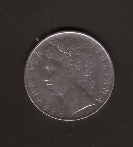1957 italy 100 - italy, coin