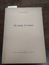  gli statuti di cetraro	 di