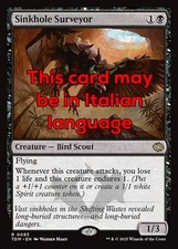 MTG SINKHOLE SURVEYOR FOIL EXC