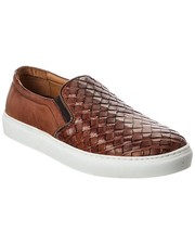 Bruno Magli Livorno Woven Leather Slip-On Sneaker Men's