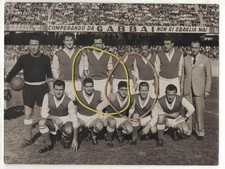 FOTO ORIGINALE FORMAZIONE SPAL CONTRO SAMPDORIA 1956 CM 24 PER 18