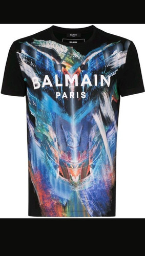 Shirt balmain paris stampa - t-shirt,