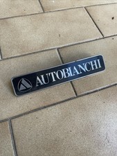 Scritta Logo Stemma Autobianchi Y10 Gt Turbo Fregio