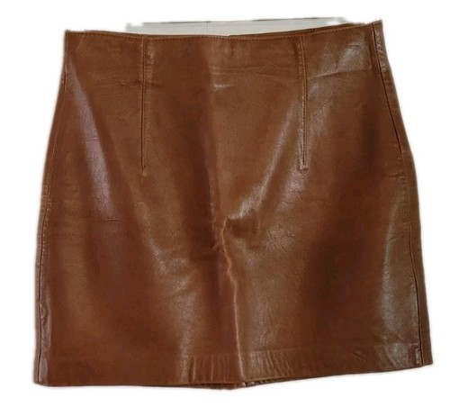 Zara minigonna donna pelle - , di