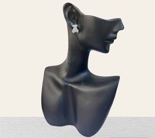 Orecchini argento 925 rodiato - orecchini,