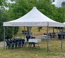 Gazebo 4x4  Professionale in acciaio zincato pesante Usato prodotto in Italia