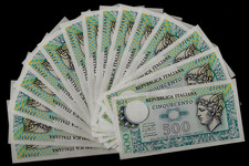 X 15 BANCONOTE LIRE 500