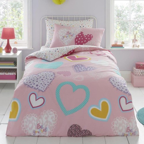 Cuori singolo set letto due - cuori, da